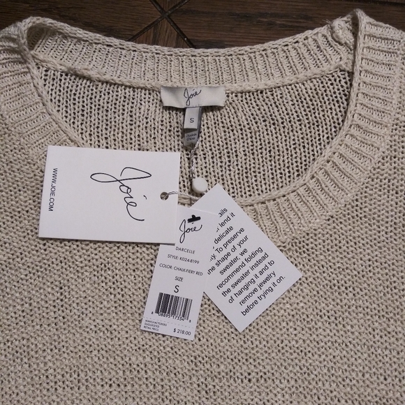 {Joie} NWT 100% Linen Sweater. It's Gorgeous! - Picture 5 of 6